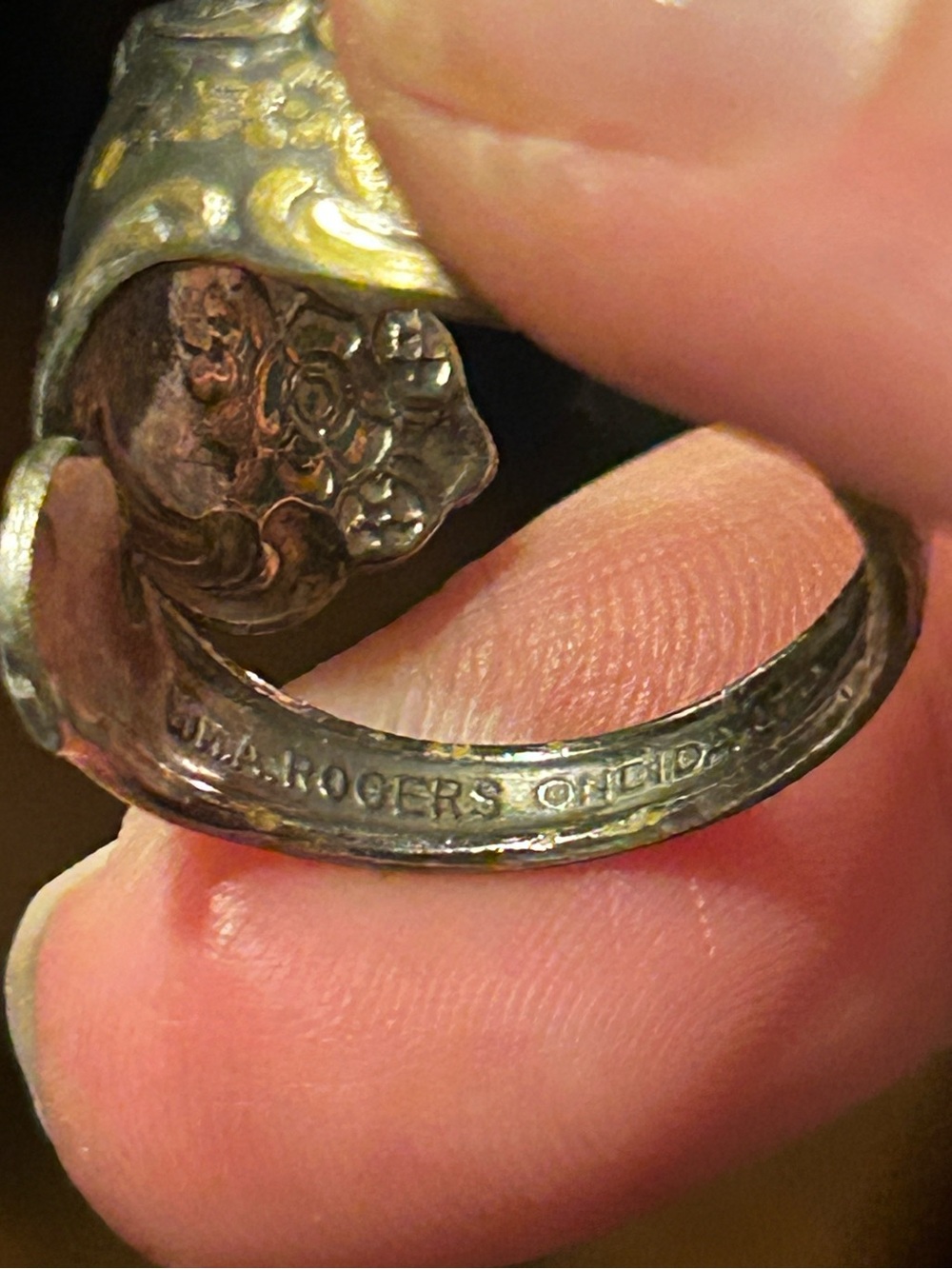 Antique spoon ring